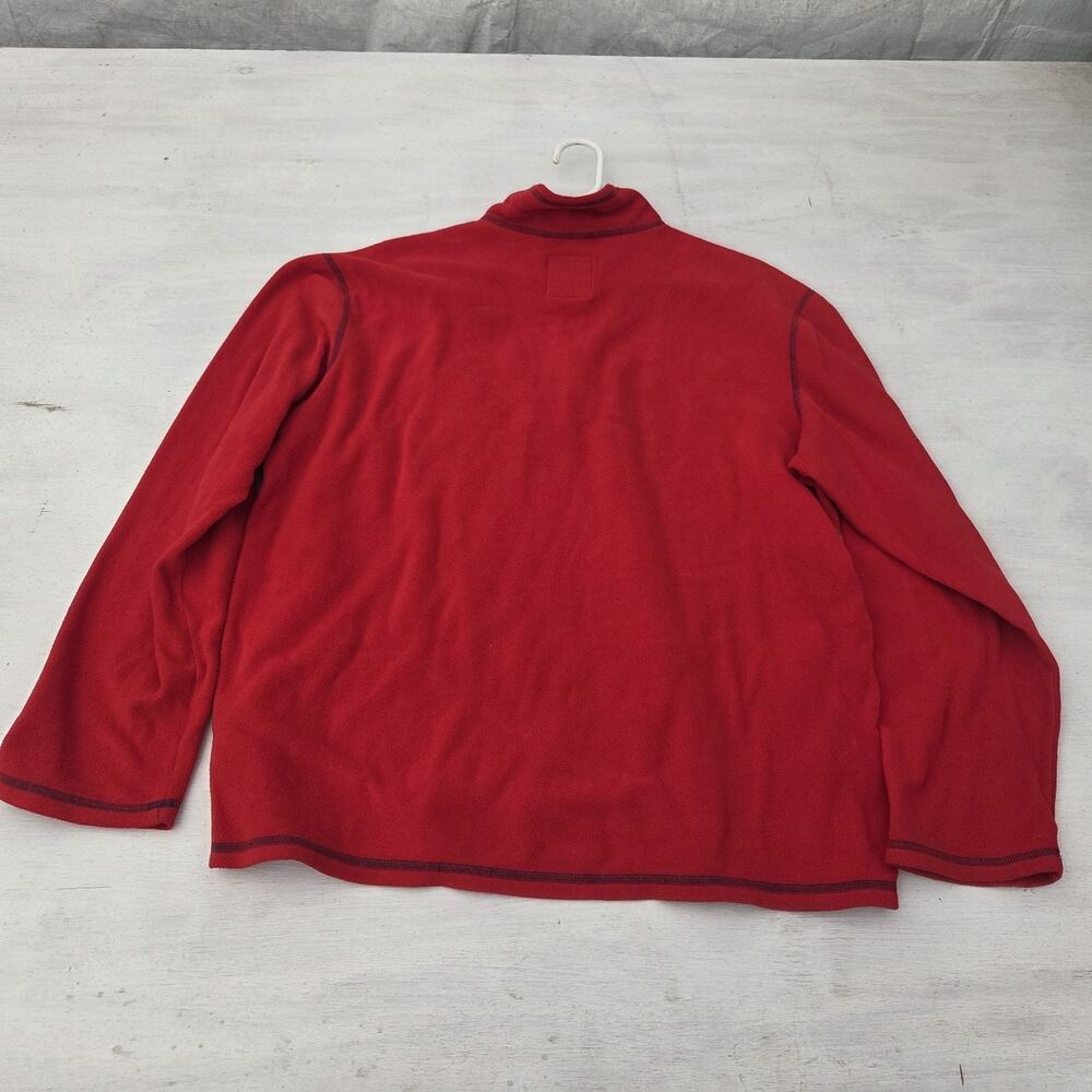 THE NORTH FACE 1/4 Zip Fleece RU14 Sochi Olympic American Flag Polartec Mens L - Picture 5 of 7
